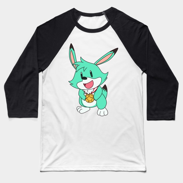 Louie - Super Bomberman R Baseball T-Shirt by SailorBomber